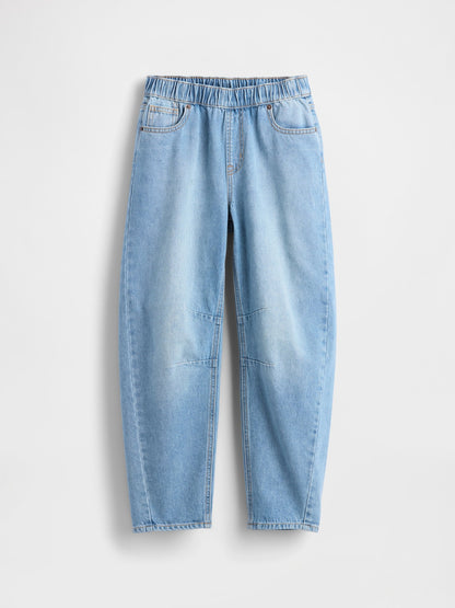 Mavi High Rise Easy Barrel Jean Pantolon