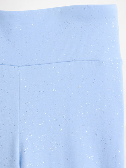 Açık Mavi Flare Legging Tayt