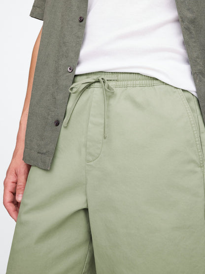 Yeşil Twill Şort