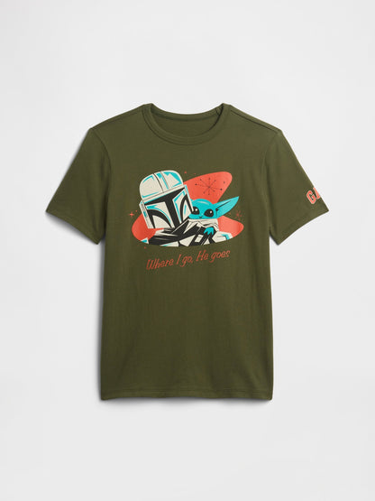 Haki Star Wars™ Grafik Baskılı T-shirt