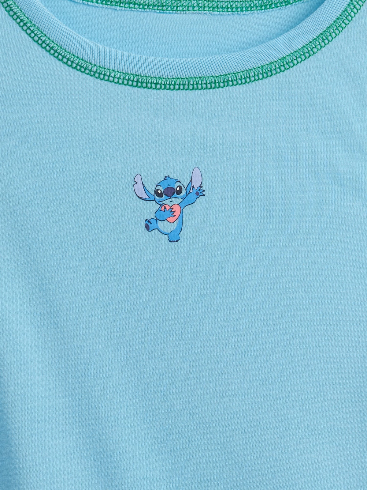 Açık Mavi Lilo & Stitch Çocuk Geri Dönüştürülmüş Pijama Takımı