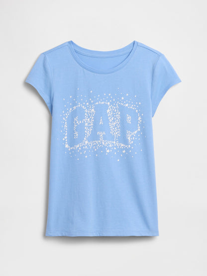 Beyaz Grafik Baskılı T-shirt
