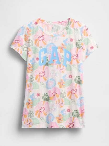 Çok Renkli Gap Logo T-shirt