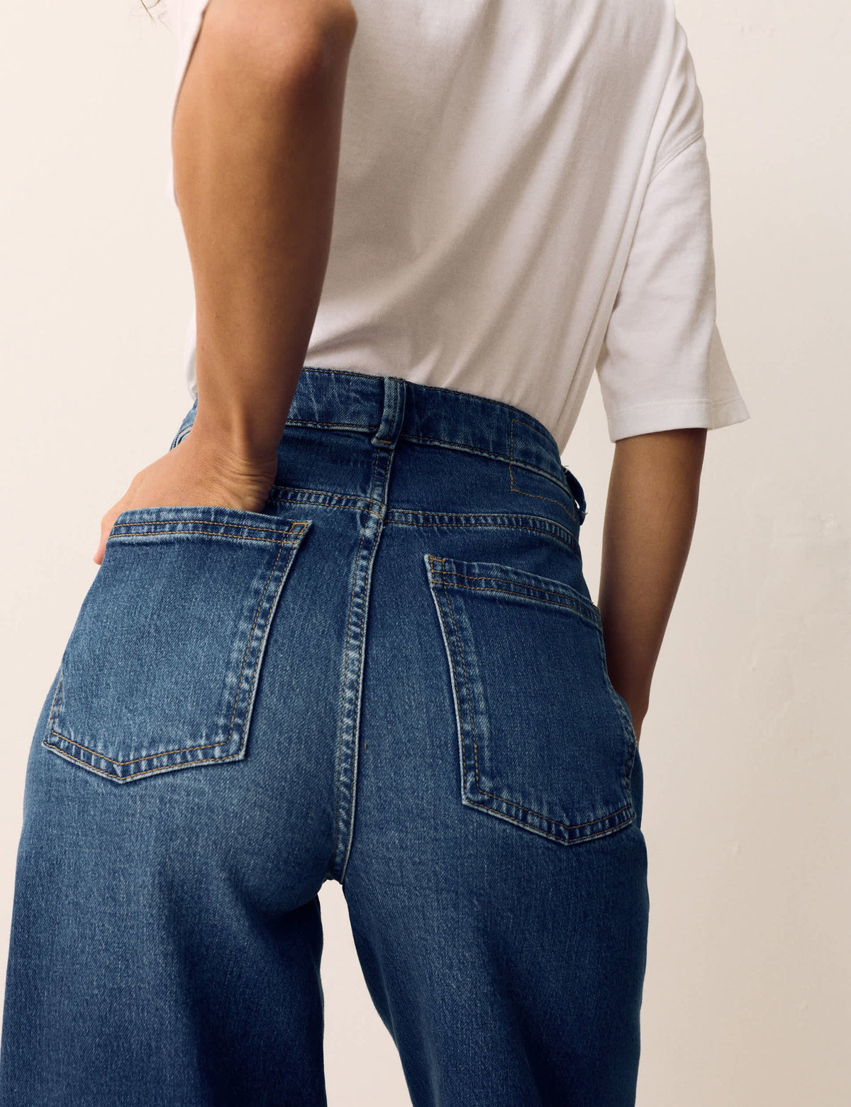 Yüksek Bel Wide Leg Pantolon