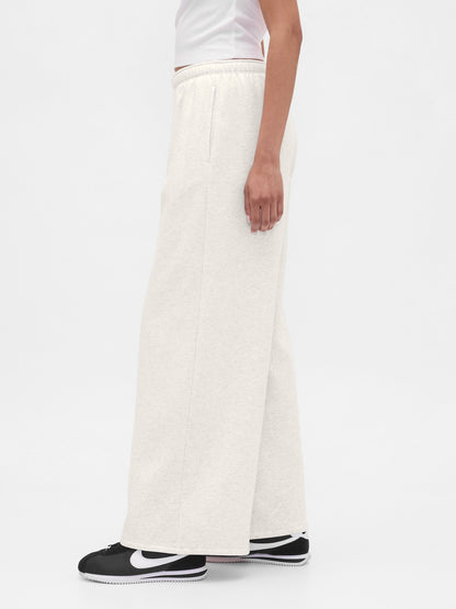 Kırık Beyaz Vintagesoft Wide-leg Baggy Eşofman Altı