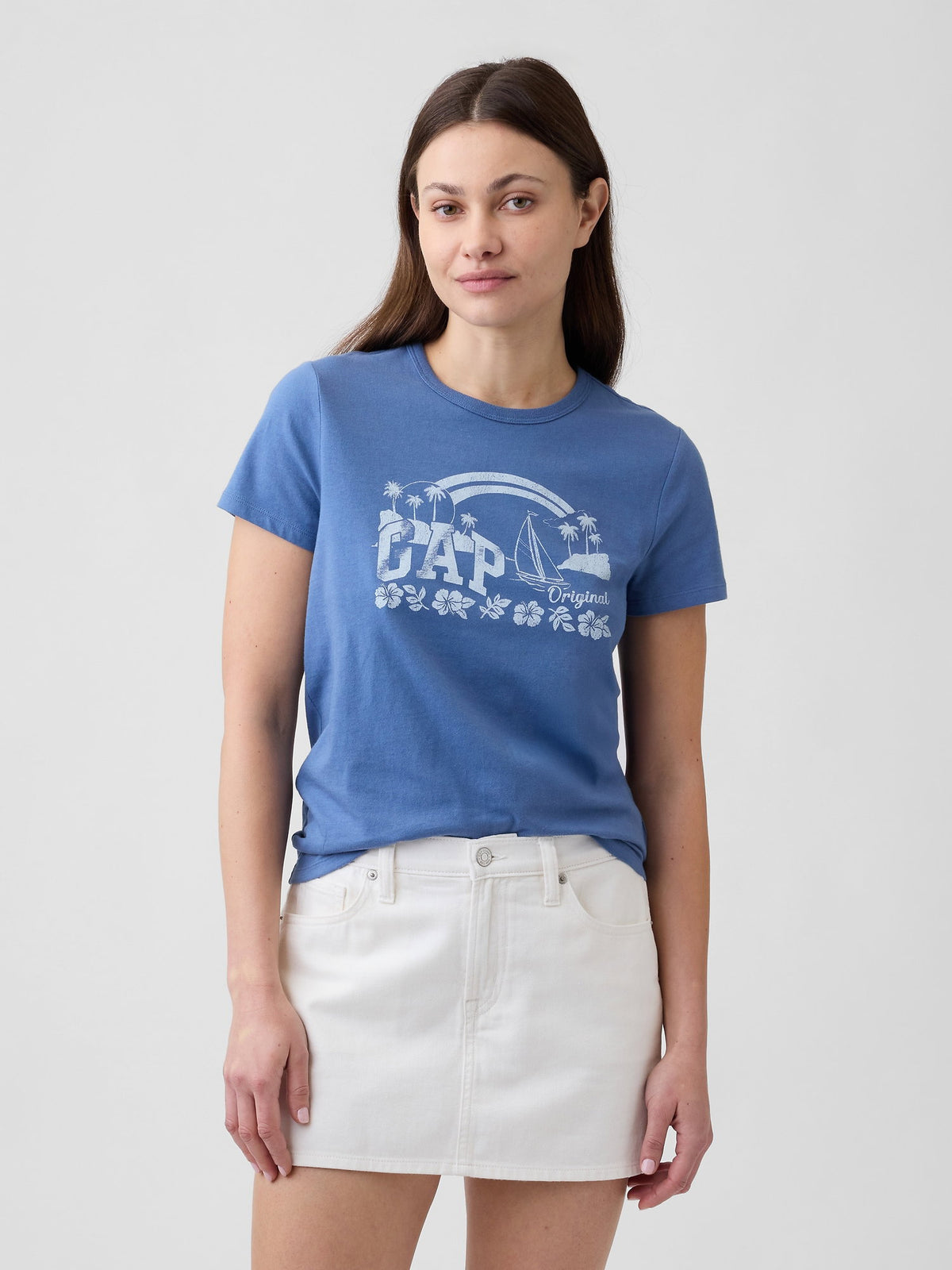 Mavi Favorite Grafik Baskılı T-shirt