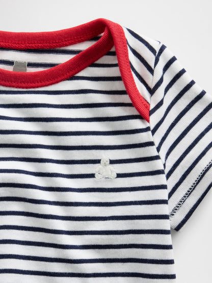 Lacivert First Favorites Organik Pamuk Bodysuit