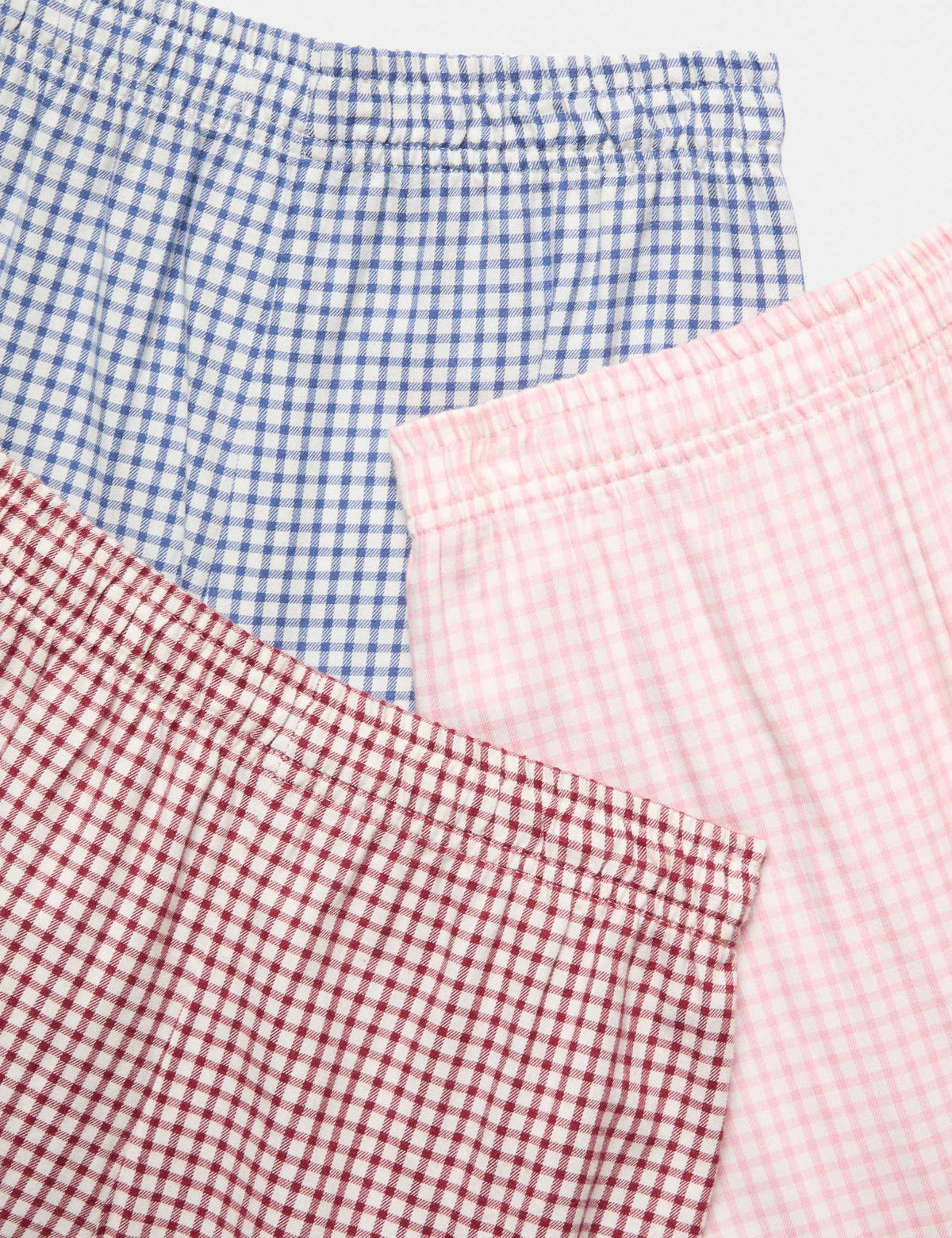 3'lü Fitilli Ekose Pijama Seti – 6-16 Yaş