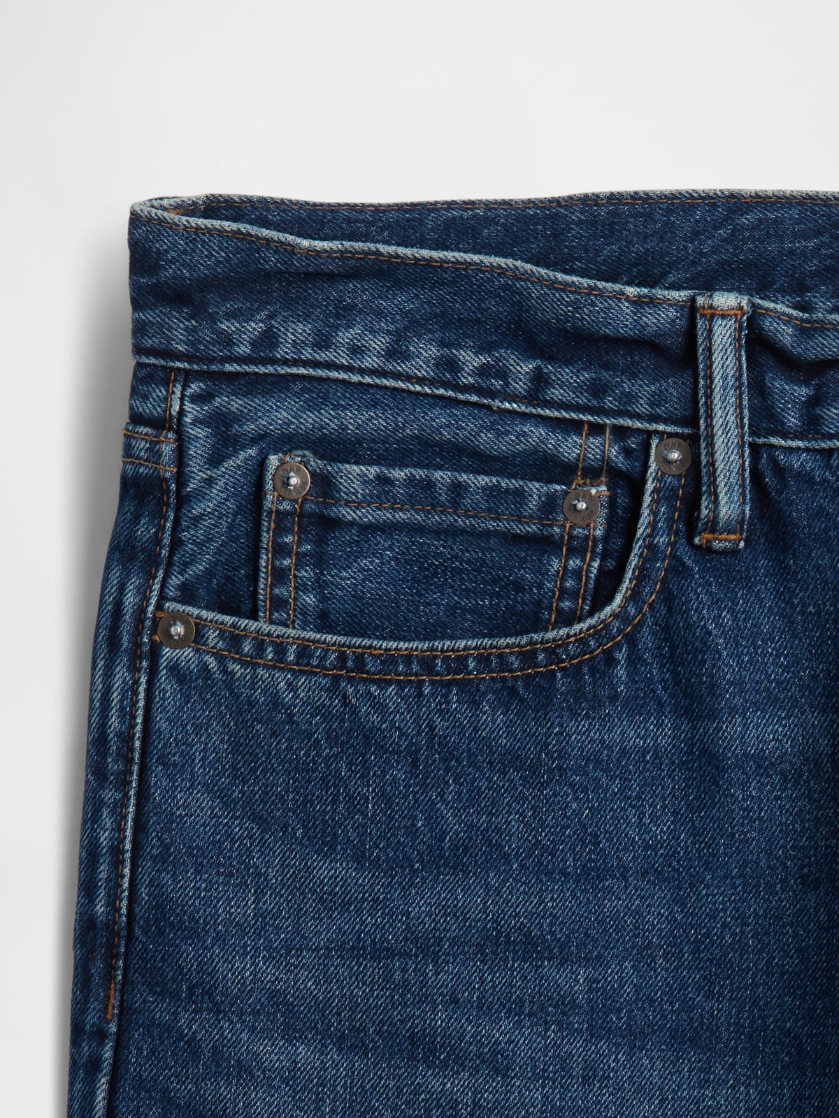 Koyu Mavi Relaxed Straight Jean Pantolon