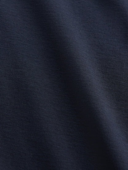 Lacivert Supima® Pamuk Relaxed T-shirt