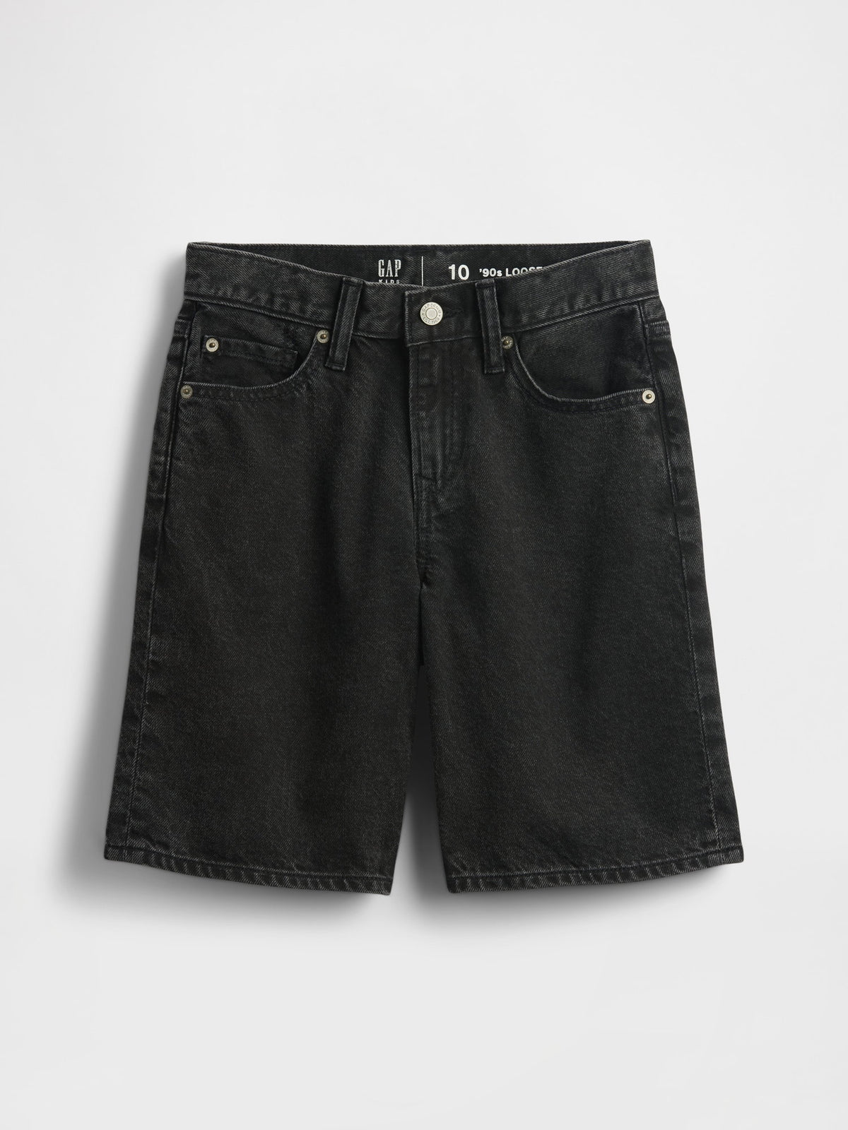 Siyah Ultrasoft '90s Loose Denim Şort