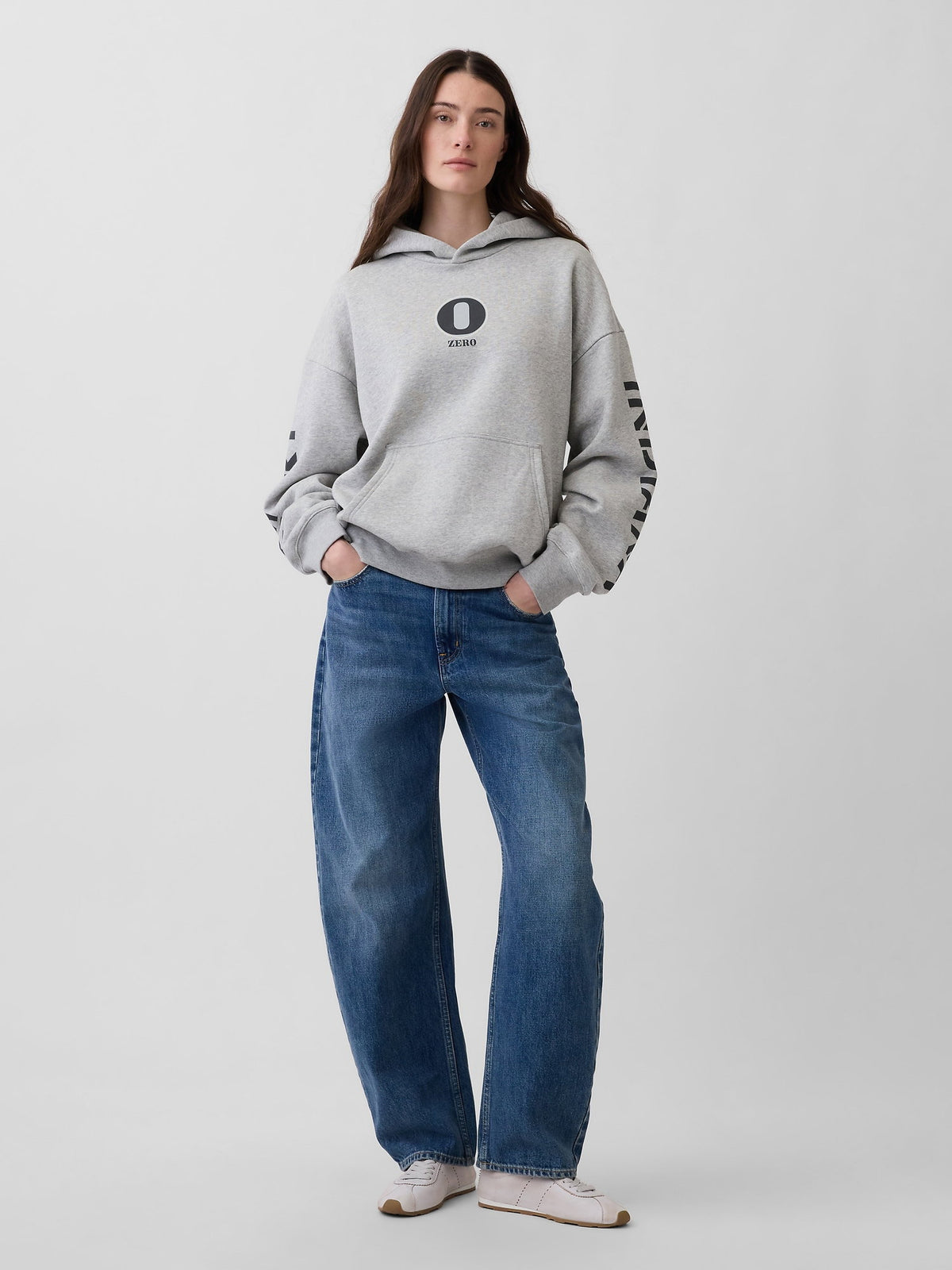 Gri Robert Indiana Vintagesoft Grafik Sweatshirt
