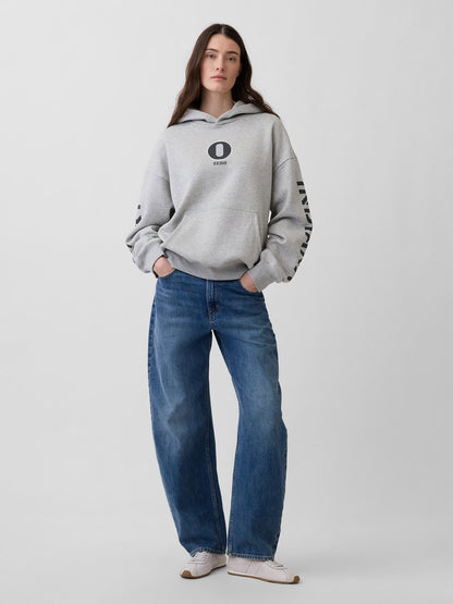 Gri Robert Indiana Vintagesoft Grafik Sweatshirt