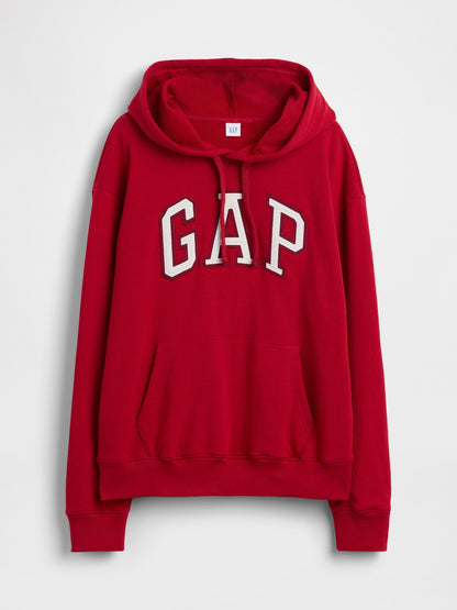 Kırmızı Gap Logo Havlu Kumaş Sweatshirt