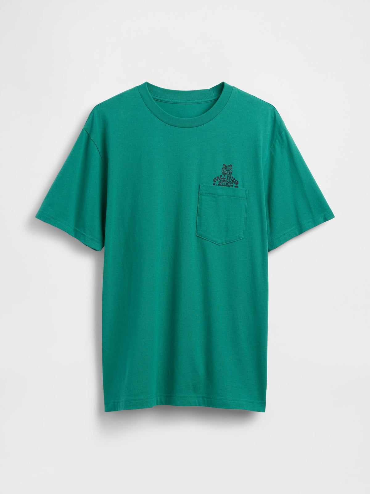 Yeşil Everyday Soft Relaxed Brannan Bear Cepli T-shirt