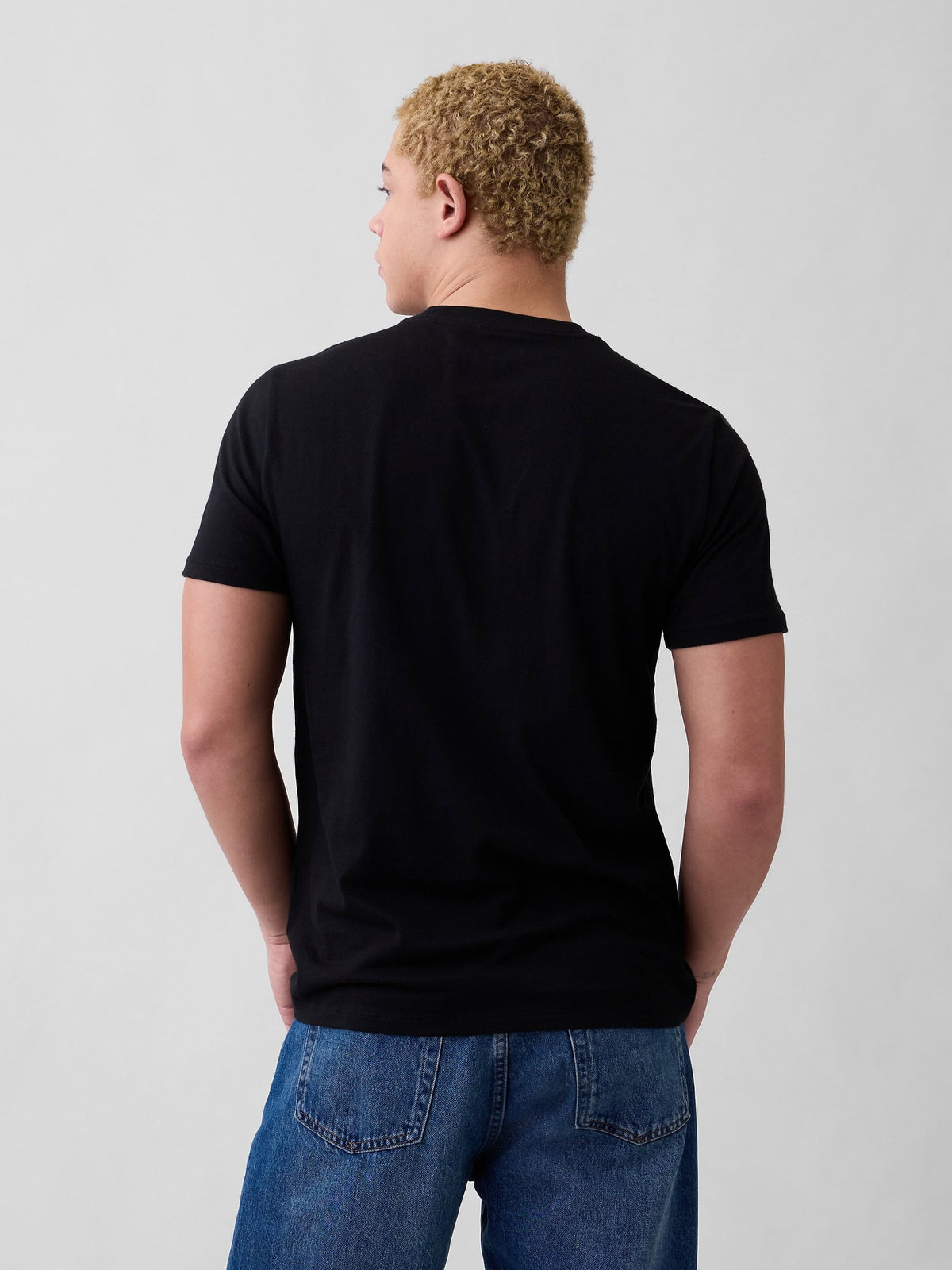 Siyah Everyday Soft Gap Logo T-shirt