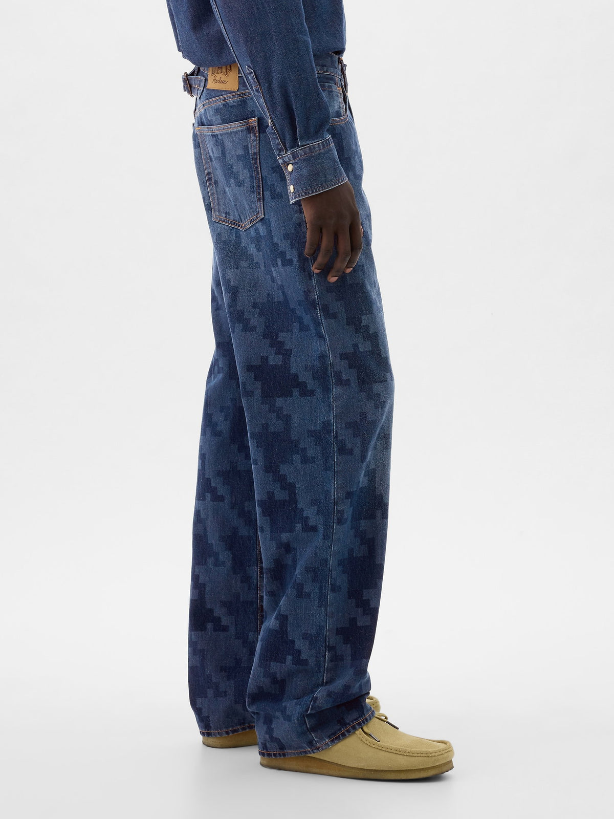 Koyu Mavi Dap × Gap Organik Pamuk '90s Loose Jean Pantolon