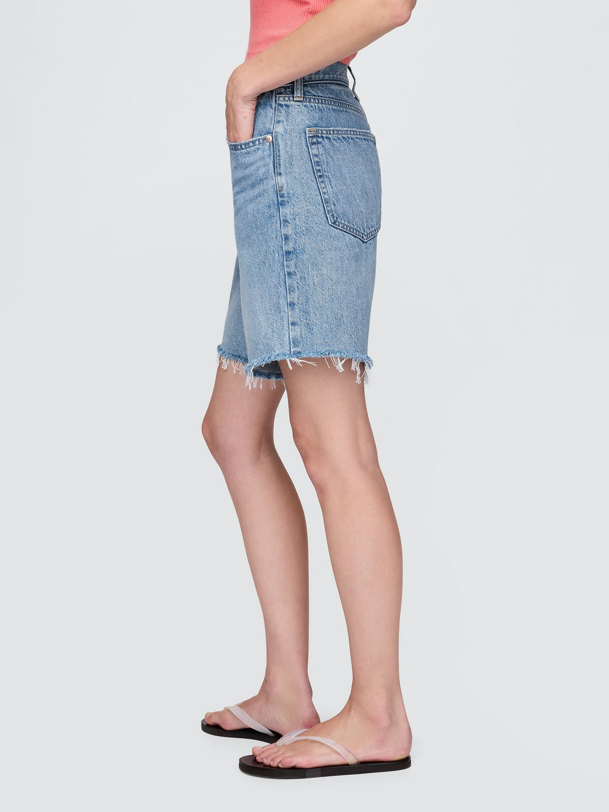 Mavi 8 Mid Rise '90s Loose Denim Bermuda Şort