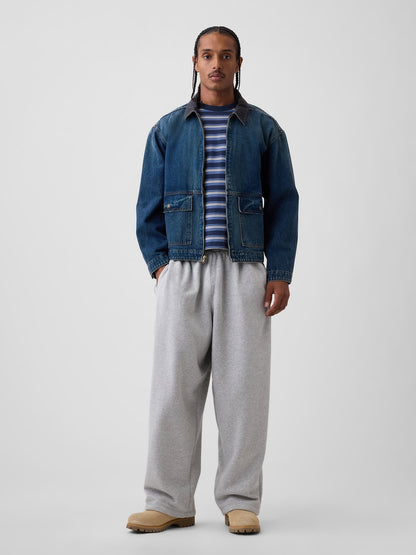 Açık Gri Vintagesoft Baggy Eşofman Altı