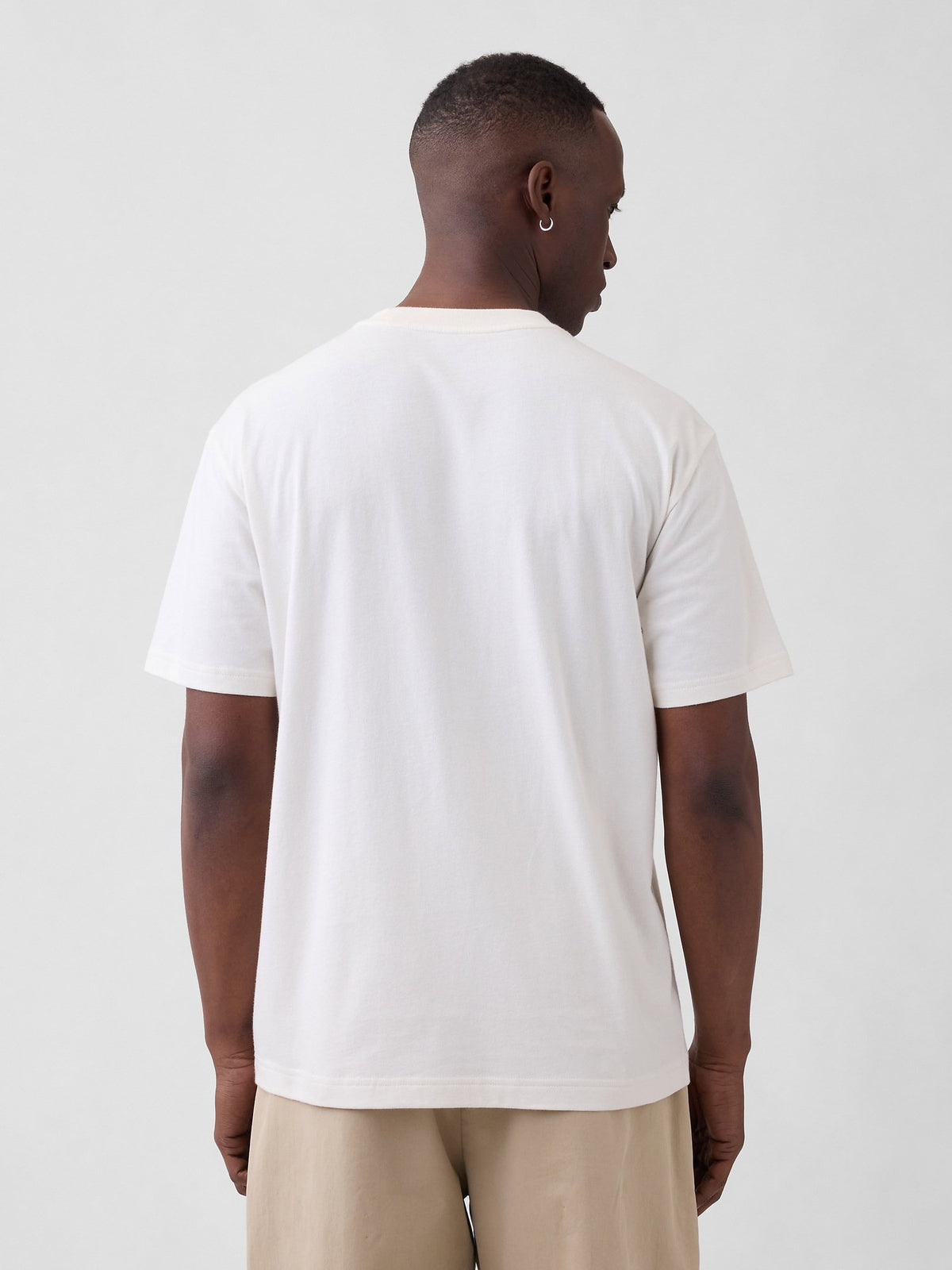 Krem Gap × Disney Everyday Soft Relaxed Grafik Baskılı T-shirt