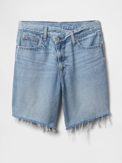 Mavi 8 Mid Rise '90s Loose Denim Bermuda Şort