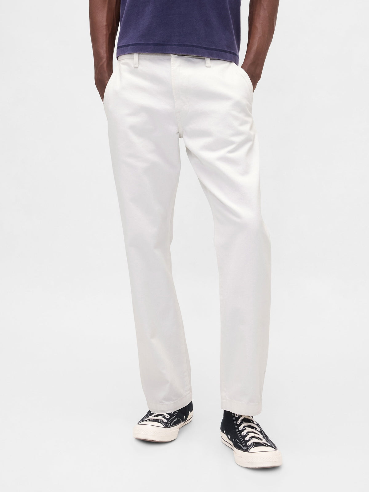Beyaz Relaxed Straight Pantolon Jean