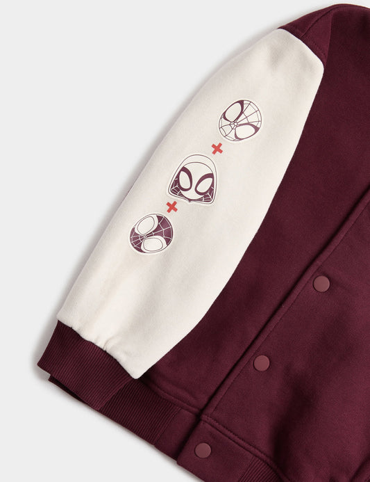 Pamuk Karışımlı Marvel™ Çocuk Bomber Mont