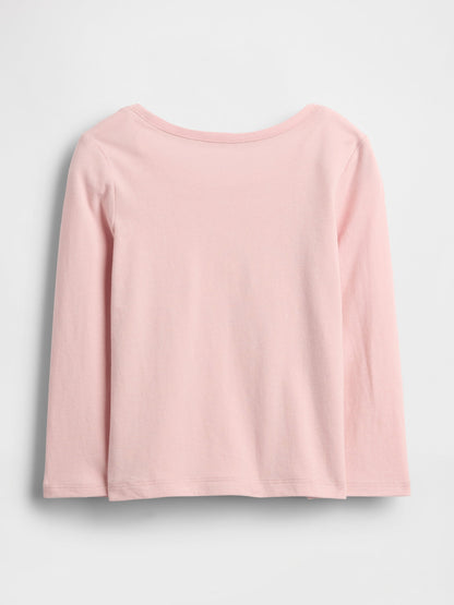Krem Gap Grafik Baskılı T-shirt