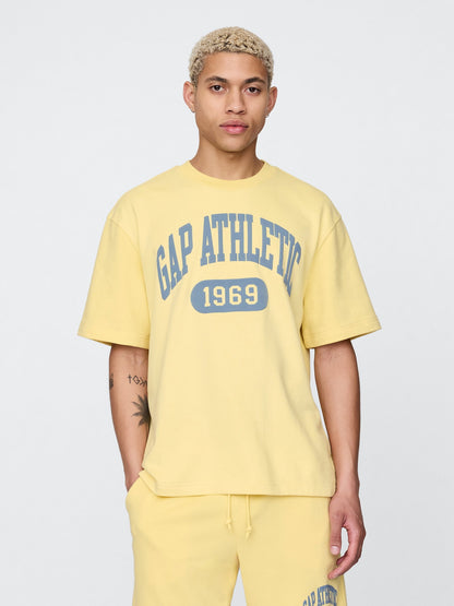 Sarı Vintagesoft Athletic Gap Logo Sweatshirt