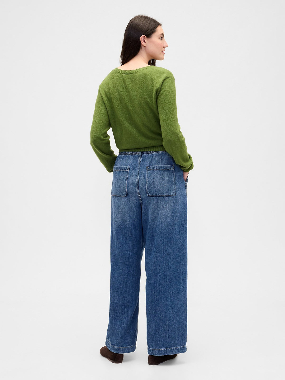 Mavi High Rise Easy Wide-leg Jean Pantolon