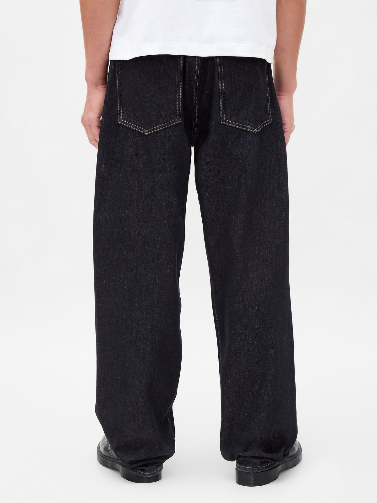 Koyu Mavi Extra Baggy Jean Pantolon