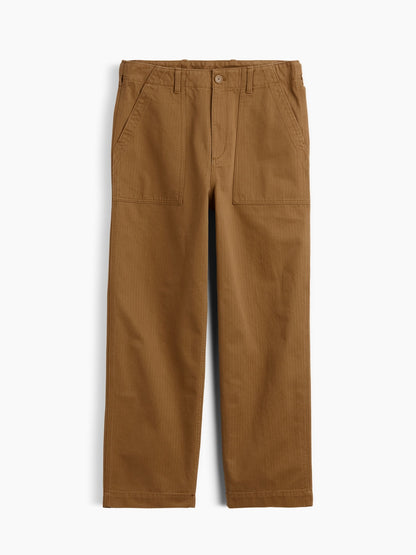 Hardal Herringbone '90s Loose Pantolon