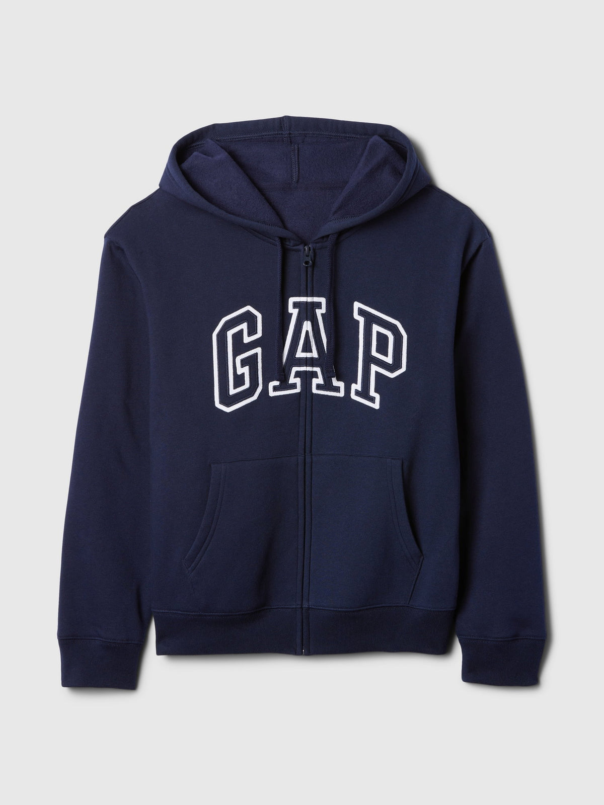 Bordo Gap Logo Fleece Fermuarlı Sweatshirt
