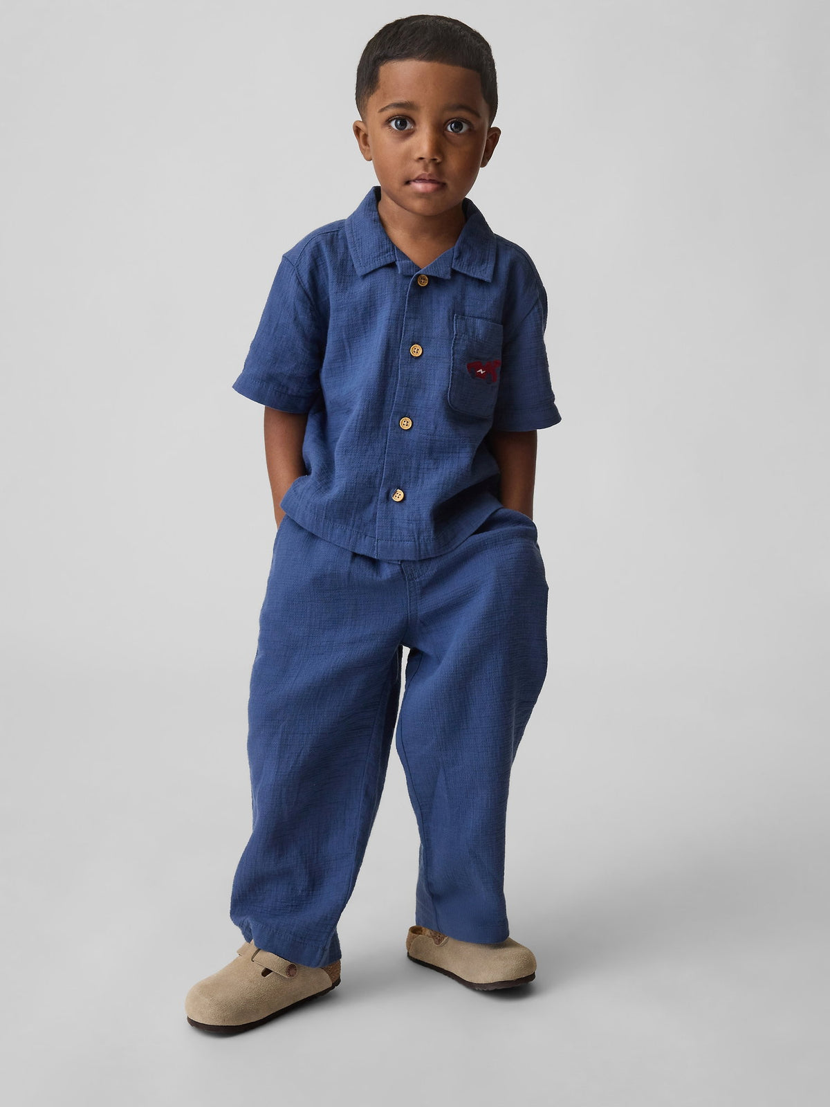 Kobalt Mavisi Outfit Set