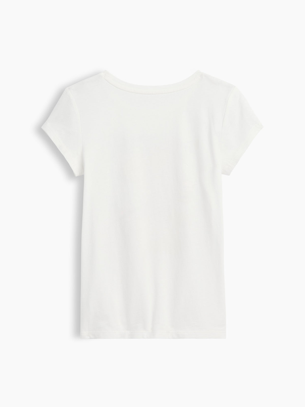 Beyaz Grafik Baskılı T-shirt
