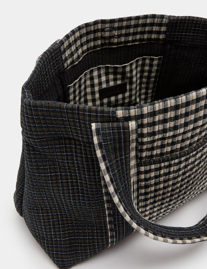 Gingham Desenli Çanta