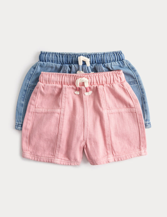 2'li Denim Şort