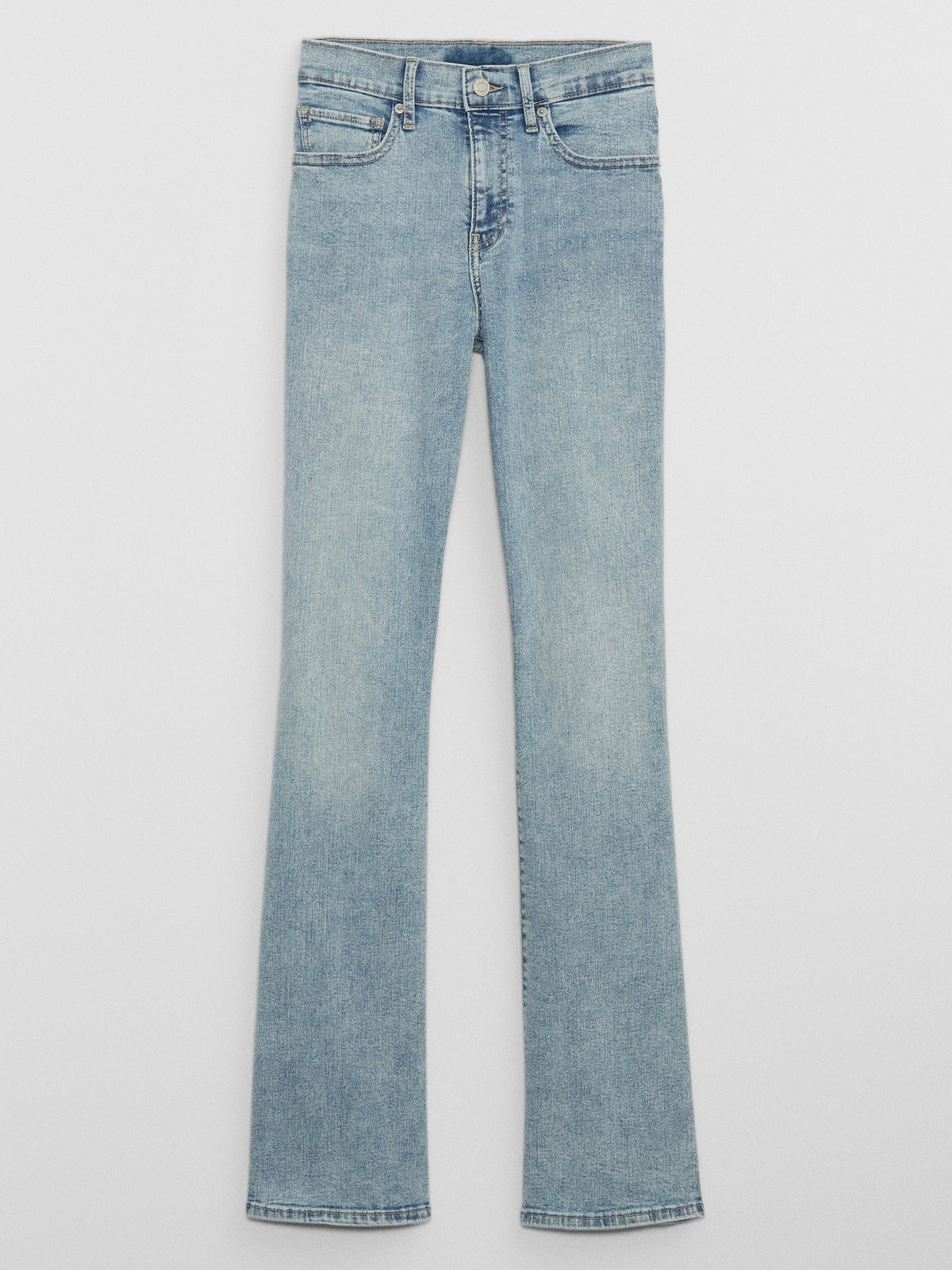 Açık Mavi Mid Rise Baby Boot Washwell™ Jean Pantolon