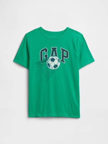 Yeşil Gap Logo T-shirt