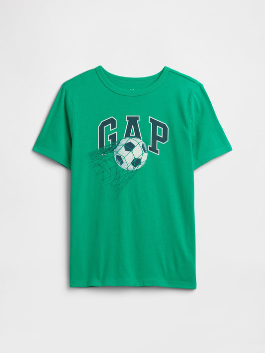 Yeşil Gap Logo T-shirt