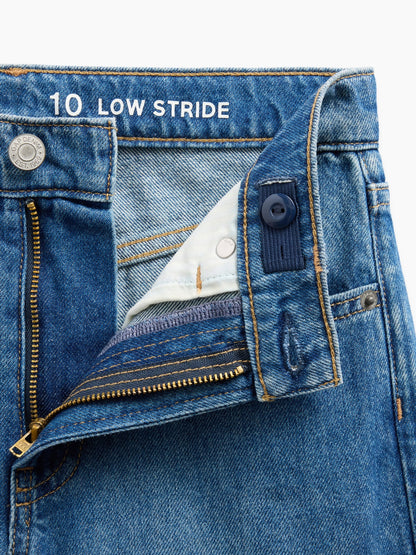 Mavi Low Rise Stride Çiçek Işlemeli Wide-leg Jean Pantolon