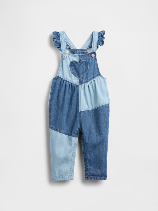 Mavi Two-tone Denim Heart Tulum