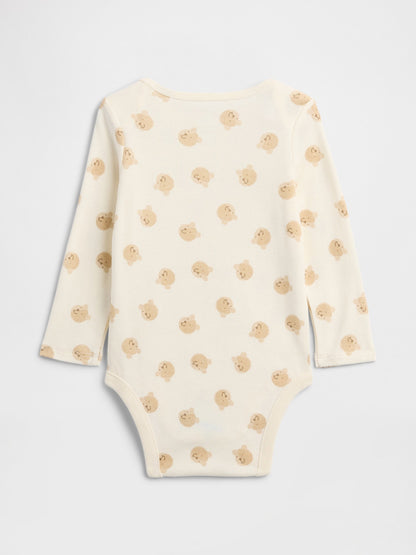 Krem Brannan Bear Detaylı Bodysuit