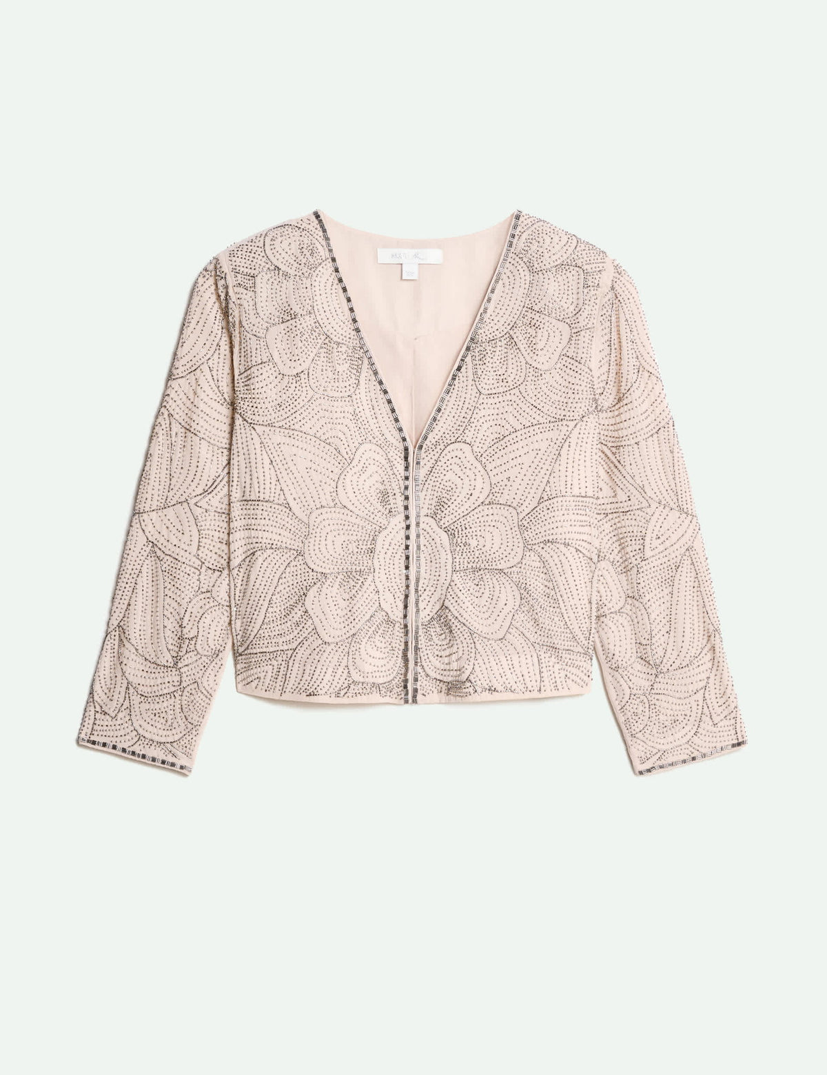 Relaxed Fit Işlemeli Ceket