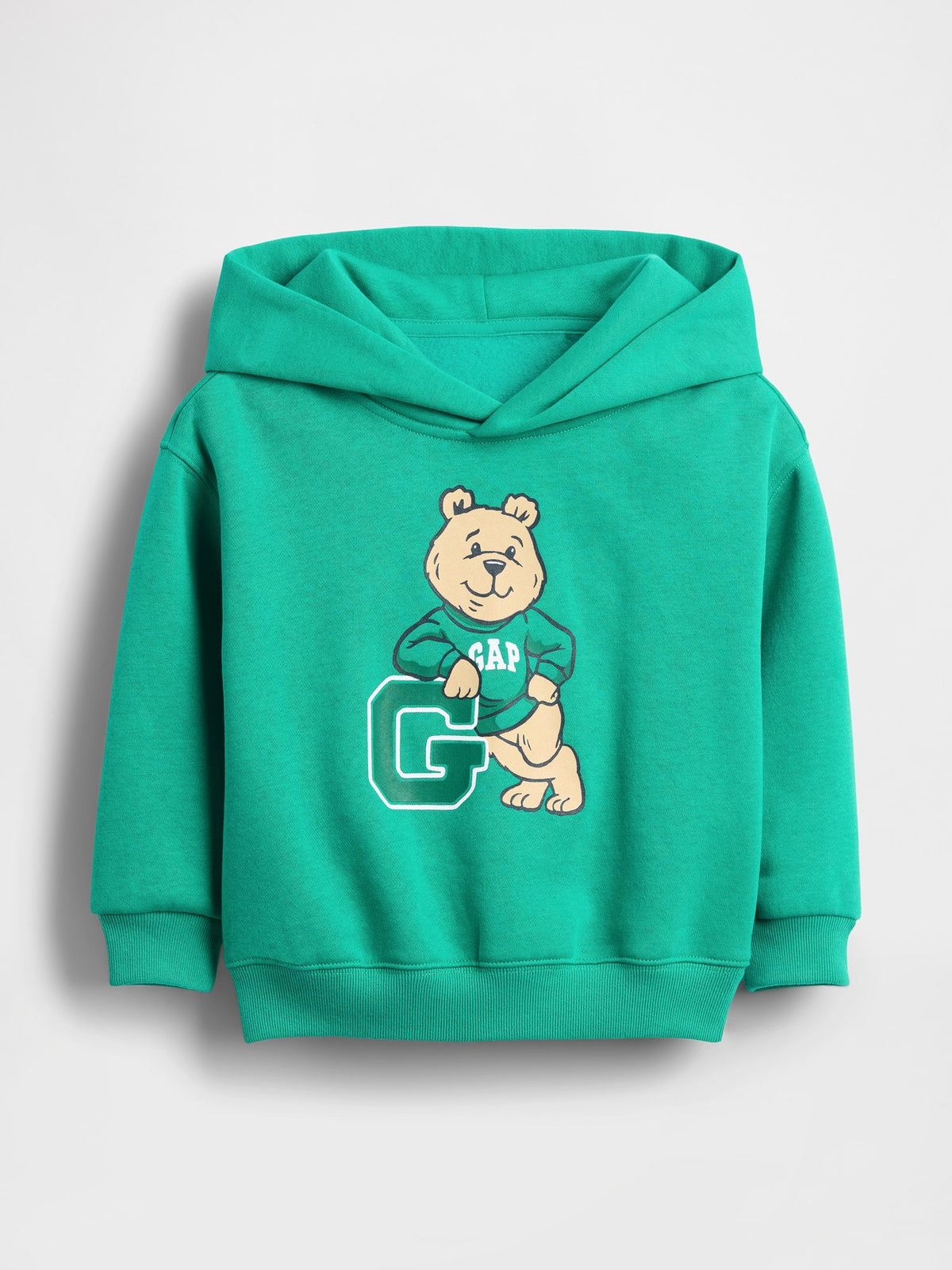 Açık Yeşil Vintagesoft Relaxed Kapüşonlu Sweatshirt