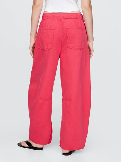 Pembe Mid Rise Ultrasoft Easy Horseshoe Jean Pantolon