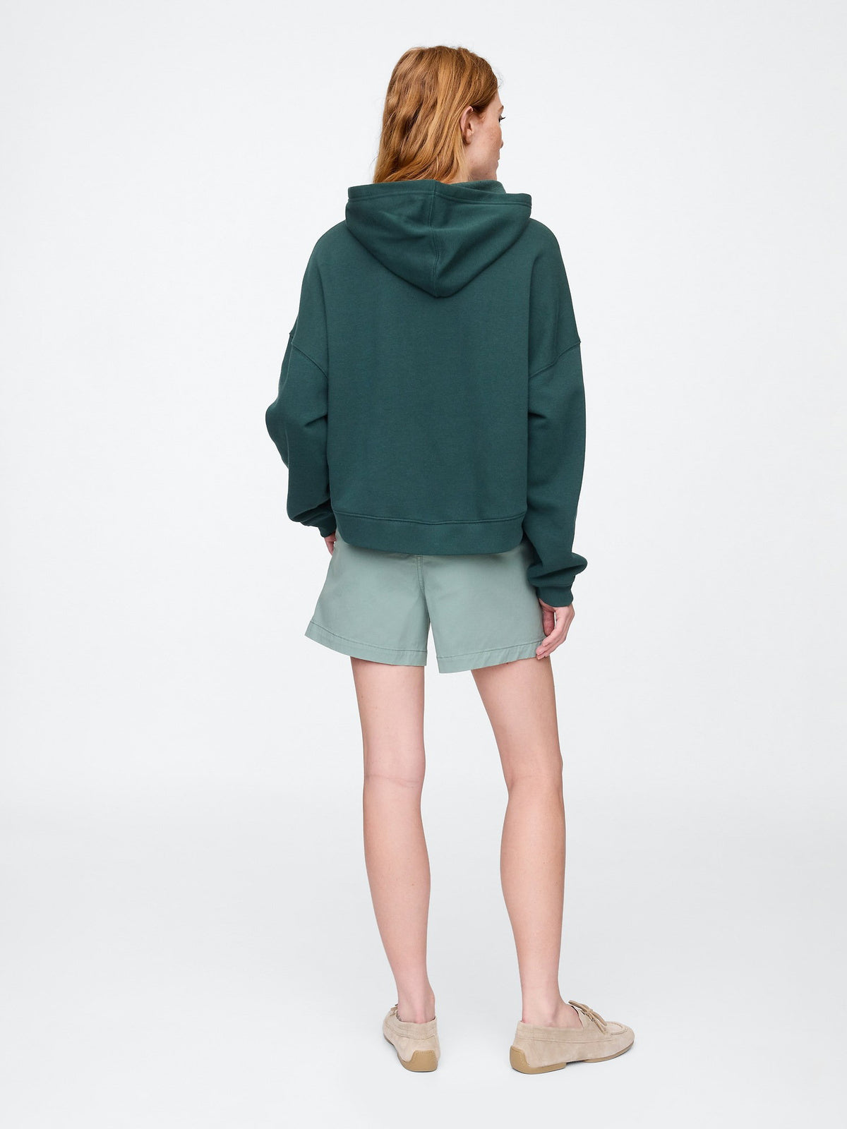Yeşil Mid Rise Downtown Khaki Şort