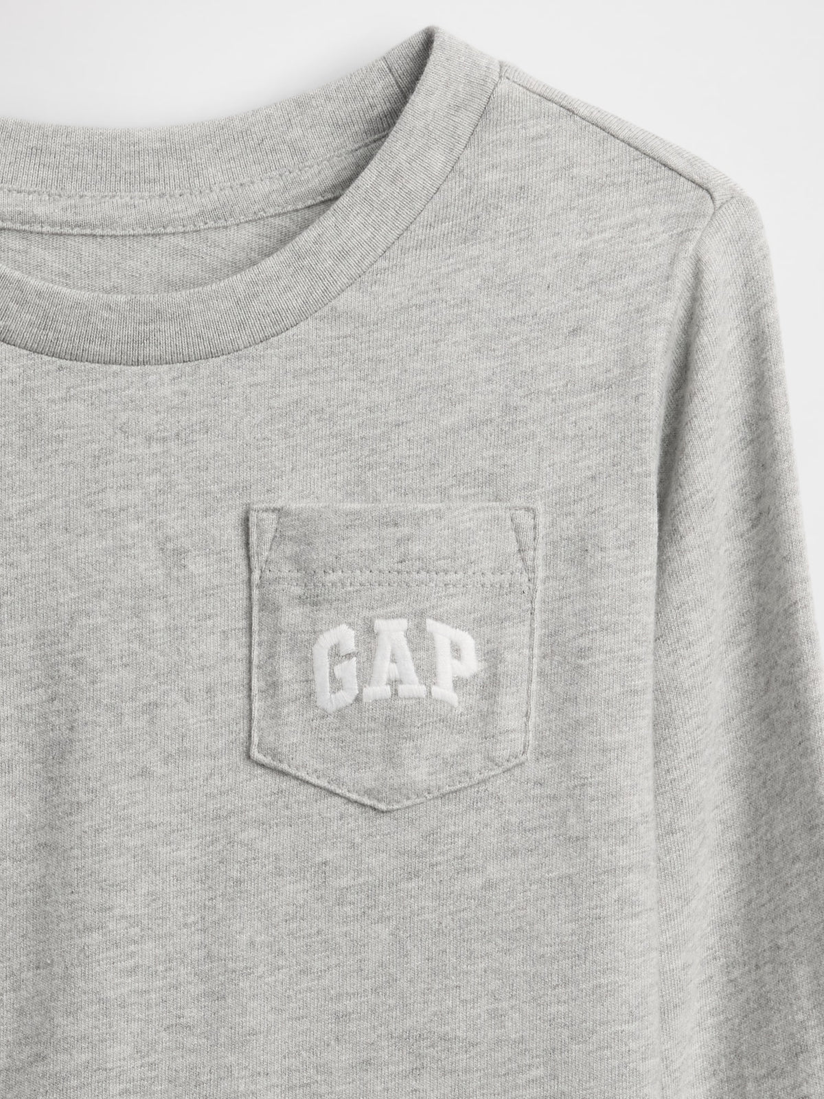 Gri Gap Logo Cep T-shirt