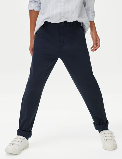 Pamuklu Chino Pantolon (6-16 Yaş)