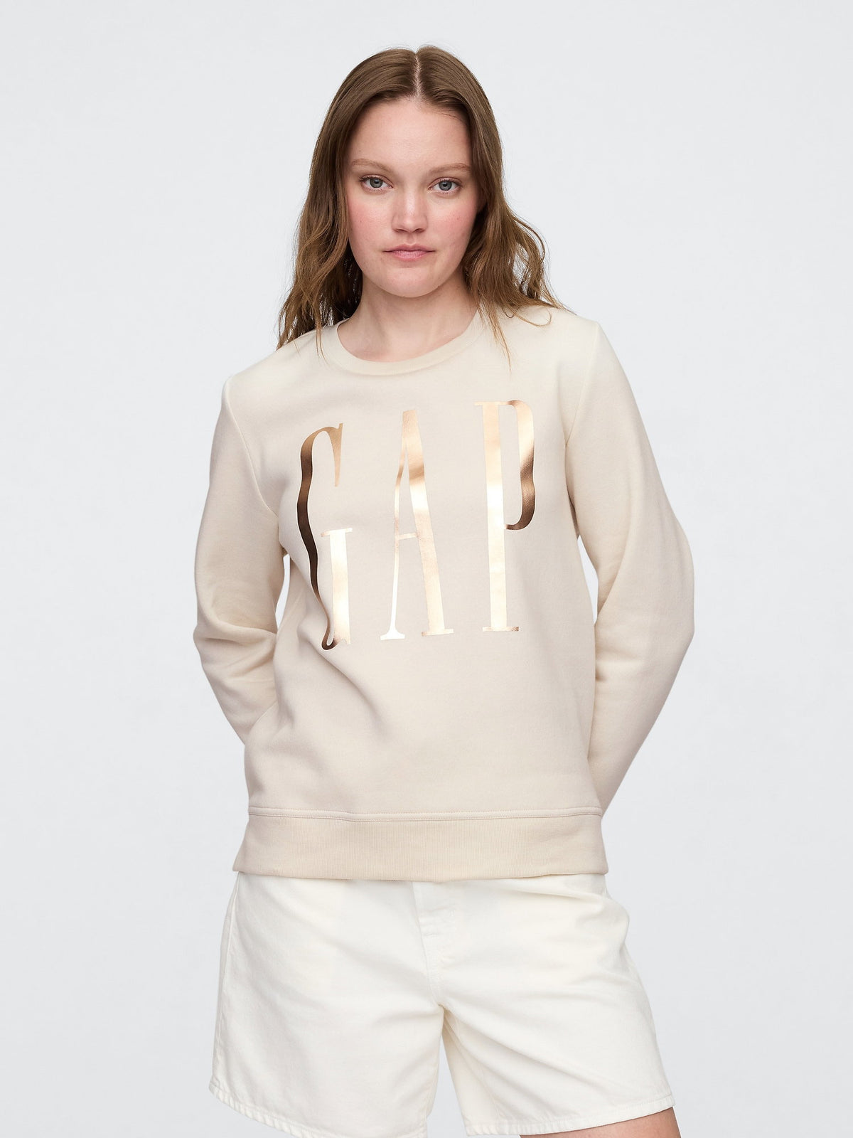 Lacivert Relaxed Gap Logo Sweatshirt